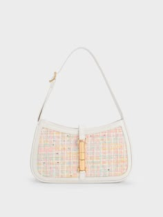 Charles Keith Bags, Charles And Keith, White Purse, Charles Keith, Cute Bags, Womens Purses