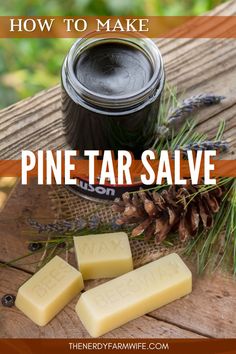 Old-fashioned pine tar salve has been traditionally used to treat everything from splinters, bug bites and boils, to patches of eczema or psoriasis. Pine Salve, Diy Apothecary, Healing Salve Recipe, Pine Tar, Salve Recipes, Medical Herbs, Herbal Salves