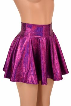 "This item is made to order, please read all the way through the listing before purchasing! Sparkling Fuchsia holographic mini skirt. This fabric has such a gorgeous sparkling rainbow holographic effect! It is made of four way stretch lycra spandex. It has a soft, spandex waistband (elastic free) that sets at the natural waist. Need help choosing \"Length\"? Watch this video: https://www.youtube.com/watch?v=qTKmmJGrjW8&t=1s Womens Sizing (See below for instructions on where measurements shou Pink Sparkly Skirt, Emo Skirt, Sparkly Outfits, Rainbow Holographic, Fest Outfits, Neon Outfits, Taylor Swift Outfits, Event Outfit, Olive Branch