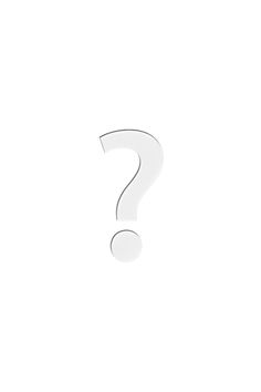 an image of a question mark on a white background