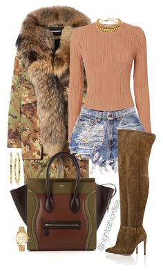 "Untitled #2681" by highfashionfiles ❤ liked on Polyvore featuring Dsquared2, CÃLINE, Torn by Ronny Kobo, Michael Kors, Gianvito Rossi, Erickson Beamon and Ippolita Michael Kors Clothes, Fashion Casual, Autumn Winter Fashion, Stylish Outfits, Dress To Impress, Piercings