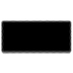 an image of a black rectangular object on a white background that appears to be blurry