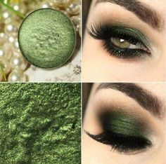 Green Shadow, Green Makeup, Green Eyeshadow, Makeup Guide, Makeup Eye Looks, Vintage Makeup, Eye Makeup Art, Fall Makeup