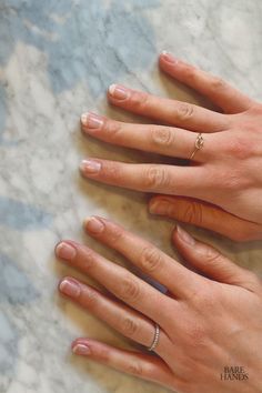 barehands.us: Unpolished Natural Nails Aesthetic: No Polish Manicure Using At Home Manicure Kit; Natural Nail Brand