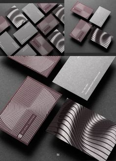 the business card is designed to look like an art decoist's design, and has