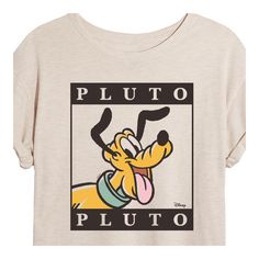 Disney - Pluto - Best Friend Known To Man - Women's Oversized T-Shirt - Celebrate the essence of Disney's Disney with officially licensed apparel featuring unique designs crafted exclusively by Hybrid Apparel. Each piece brings beloved characters, iconic imagery, and memorable moments to life, offering Disney fans a one-of-a-kind way to showcase their passion. Pluto Disney, Rich Fashion, Mickey Head, High Neck Tank, Disney Ladies, Fabric Names, Oversized T Shirt, Memorable Moments, Oversized Tshirt