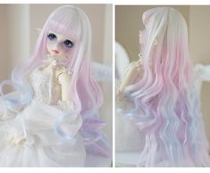 "Description of the size of the wig: ❤ 1/6 6-7\" (15.5-17cm Head Circumference) ❤ 1/4 7-8\" (17.5-19.5cm Head Circumference) ❤ 1/3 8-9\" (20-22.5cm Head Circumference ) ❤ 1/3 9-10\" (23-24.5m Head Circumference ) Include : Wig Only, not include the doll and other accessories! You can buy Head cover at this link (it can protecting head from wig color stain and fixing the wig on the head and make the wig more suitable for your doll.) https://www.etsy.com/listing/859565044/bjd-silicone-headcap-for- Wig Cute, Bjd Wig, Wig Curly, Long Hair Wigs, Doll Wig, Wig Color, Curly Hair Wig, Hair Net, Colored Wigs