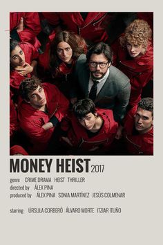 the poster for money heist