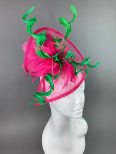 Sinamay Fascinator with feathers and satin headband is a statement piece that is sure to make you stand out at the Kentucky Derby, Breeders Cup, High tea, Wedding, Bristish hat or any special occasion ♥Attaches with matching, satin headband. ♥Ultra Light & comfortable to wear.♥Packed and shipped in a sturdy box with special love & care to ensure safe delivery.♥Includes a hat care card with instructions on how to care for & keep your piece beautiful.♥Over 14,000 pieces sold & 2,000 5 star reviews Summer Races Ostrich Feather Headpiece, Ostrich Feather Headpiece For Kentucky Derby Party, Ostrich Feather Headpieces For Kentucky Derby Party, Kentucky Derby Ostrich Feather Headpiece For Party, Fitted Party Headpiece With Ostrich Feathers, Ostrich Feather Mini Hats For Races, Ostrich Feather Mini Hat For Royal Ascot Races, Ostrich Feather Fascinator For Royal Ascot Races, Fitted Ostrich Feather Fascinator For Kentucky Derby