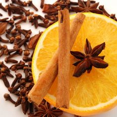 Clove, Orange & Cedarleaf Fragrance Oil - Reformulated-NI Candle Supplies LTD Fruit Crafts, Orange Craft, Orange Christmas, Dried Oranges, Dried Apples, Star Anise, Noel Christmas, Dried Fruits, Back To Nature