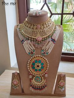 Reception Jewellery, Full Bridal Jewellery Set, Goddess Makeup, Wedding Jewelry Sets Bridal Jewellery, Bff Jewelry, Bridal Necklace Designs, Artificial Jewelry, Indian Bridal Jewelry Sets