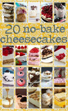 a collage of cakes and desserts with the words 2010 - 2013 cake cheesecakes