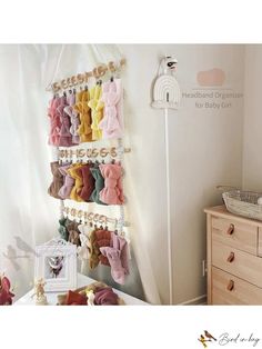 Bird in Bag - Baby Headband Holder with Bow and Accessory Storage Organizer, Wall Hanging Decoration for Newborn Toddler Girl Hobby Lobby Nursery Decor, Hobby Lobby Nursery, Baby Headband Holder, Baby Headband Holders, Stuffed Animal Holder, Headband Storage, Bow Storage, Headband Organizer, Hair Accessories Storage