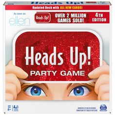 the head up party game has blue eyes