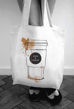 Cotton Bags Design, Proper Tea, Handpainted Tote Bags, Canvas Bag Design, Painting Fabric, Diy Tote, Denim Tote Bags