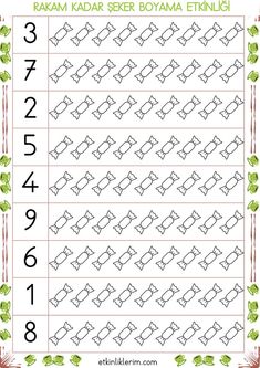 the printable worksheet for numbers 1 - 10 with leaves and flowers on it