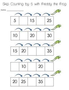 a printable worksheet for counting the numbers to 10 and twenty fives