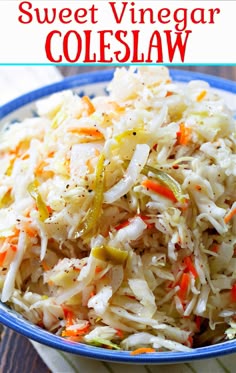 this coleslaw salad is loaded with carrots, celery, and onions