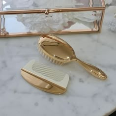 Silver or Gold plated baby hair brush set, which comes in a box. The brush can be personalised on the back with 1-2 initials. This is a baby brush and comb with soft bristles. Please ensure your details are correct before placing the order, as no proof will be sent for this item. Please leave a note at checkout if you would like initials on the set. This baby hair brush set is the perfect gift to pair with our silver or gold comb rattle or trinket box. This is an ideal small gift for the special communion, baptism child or any child for keepsake It comes in 2 colours Silver Gold Let me help you find the perfect gift. Please chat, email us at info@minitreasurekids.com or call us at +61 3 9939 7598 Rush orders are available at checkout. Baby Hair Brush, Embroidered Bath Towels, Brush And Comb, Hair Brush Set, Special Occasion Jewelry, Diy Jewelry Unique, Jewelry Candles, Keepsake Jewelry, Christening Gifts