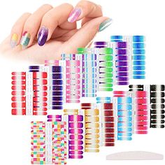 Top 10 Best Nail Polish Wraps in 2024 Reviews by Experts Shattered Glass Nails, Glittery Nails, Cute Toe Nails, Nail Polish Stickers, Shine Nails, Best Nail Polish, Manicure Kit, Gradient Nails, Dry Nails