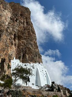 Panagia Hozoviotissa monastery in Amorgos island, Greece