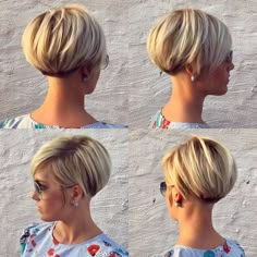 Short Hairstyles 2017 Womens - 13 Short Blonde Pixie, Girls Short Haircuts, Cute Short Haircuts, Hair Styles 2017, Round Face Haircuts, Girl Haircuts, Short Bob Haircuts, Hairstyle Gallery