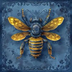 Design Toolkit, Bee Artwork, Bee Clipart, Bug Art, 3d Printed Objects, Unique Tattoo Designs, Bee Cards, Gems Art, 1 Tattoo