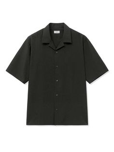 This is a comfortable and modern shirt that is made out of high quality polyester and polyurethane blend fabric. With design detail of open collar and elastic fabric with minimal wrinkles, it gives a trendy and refined look.- Oversized silhouette- Elastic poly fabric with minimal wrinkles- Open collar detail Men’s Long Sleeve Button Down Outfit, Cuban Collar Shirt Men Outfit, Open Shirt Men, Button Down Outfit, Open Collar Shirt, Cuban Shirts, Collar Shirt Men, Holiday Clothes, Oversize Shirt