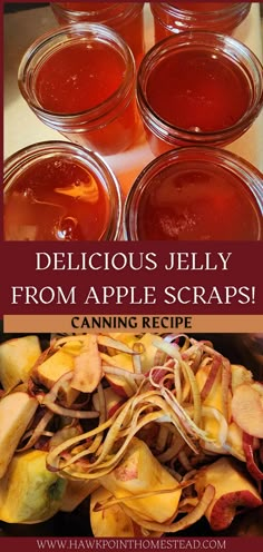 delicious jelly from apple scraps canning recipe