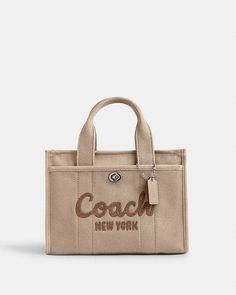 COACH®: Cargo Tote 26 Biological Diversity, Watch Belt, Coach New York, Soil Health, Large Wallet, Webbing Strap, Easy Organization, Recycled Leather, Black Gift