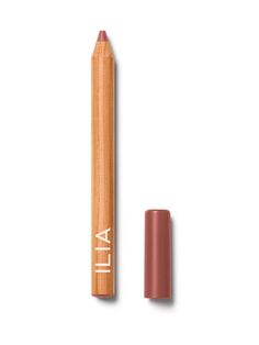 Lip Sketch Hydrating Crayon - Lipstick Lip Liner | ILIA Beauty Lip Sketch, Wooden Makeup Organizer, Lips Sketch, Ilia Beauty, Crayon Lipstick, Lip Balm Collection, Soften Lips, Lip Enhancement, Lip Crayon