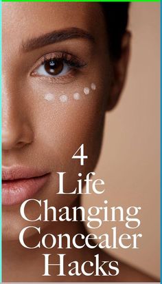 4 Life-Changing Concealer Hacks Makeup Artists Swear By To Make You Look 10 Years Younger #makeup #makeuptutorial #makeupartist #makeuplover #beautyproducts Make Up Tricks Hacks, How To Put On Face Makeup, Trending Makeup Hacks, What Order To Put On Makeup, Applying Concealer And Foundation, Where To Apply Concealer To Lift Face, Conclear Makeup Tips, Where To Use Concealer, Best Makeup For Over 40