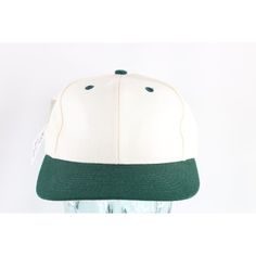 Nos Vintage 90s The Game Blank Snapback Hat Cap White Green Wool Blend Hat New With Tags Adjustable White 85% Acrylic 15% Wool Check Out My Other Items For Sale In My Store! White Hat Bin Retro Six-panel Baseball Cap, Classic Adjustable Snapback Visor Hat, Classic Adjustable Visor Snapback Hat, Retro White Six-panel Baseball Cap, Vintage Adjustable Six-panel Dad Hat, Retro Green Baseball Cap With Curved Brim, Retro Snapback Hat With Curved Brim, Retro Green Visor Baseball Cap, Retro Snapback Fitted Hat