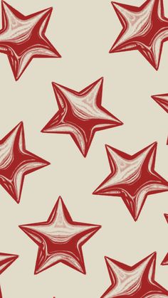 red and white stars on a beige background