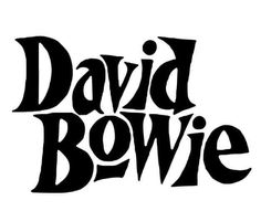 the logo for david bovie's band, which is featured in an advertisement