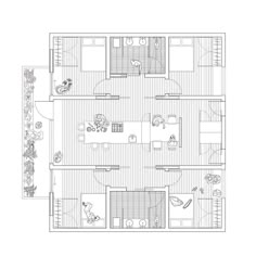 the floor plan for a small apartment