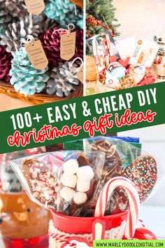 the ultimate christmas gift ideas for everyone to enjoy this holiday season with these easy and cheap diy gifts