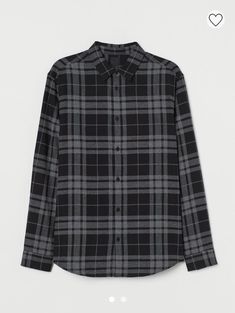 Gray Plaid, Check Shirt, Brushed Cotton, Cotton Flannel, Shirt Collar, Casual Shirts For Men, Flannel Shirt, Women's Plaid Shirt, Workout Shirts