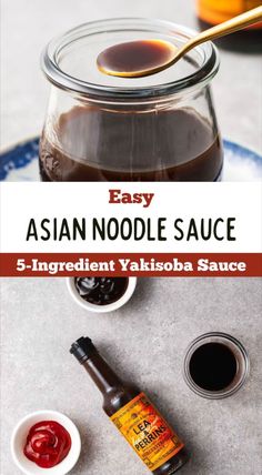 Try this easy Asian noodle sauce to jazz up your next noodle bowl. This quick and easy 5-ingredient noodle sauce recipe takes only 5 minutes to whip up. It's perfect for adding a burst of authentic Asian flavors to your favorite noodle or stir-fry dishes. Try easy Asian noodle sauce recipe for the best homemade noodles. Asian Noodle Sauce Recipe, Asian Noodle Sauce, Asian Noodles Sauce, Homemade Yakisoba, Yakisoba Sauce Recipe, Noodle Sauce Recipe, Yakisoba Sauce, Yakisoba Recipe