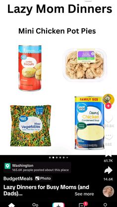 an image of some food items on the app