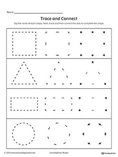 trace and connect worksheet