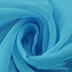 a close up view of a blue fabric