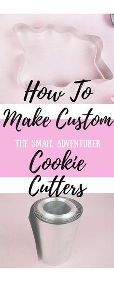 How To Make Your Own DIY Custom Cookie Cutters Things To Collect, Giant Cookie, My Favourite Things, Things To Make, Custom Cookies, How To Make Cookies, Diy Custom, How To Make Your