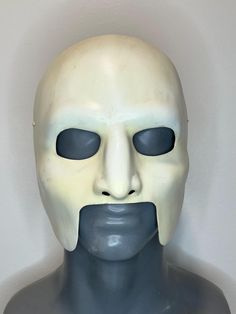 Inspired by the iconic look of Charles Dance's Phantom mask from the 1990s TV miniseries, this mask is a must have for any collector.  Several reference photos from the popular 1990s miniseries were used to replicate the character's look.  This mask is made of lightweight but durable high-impact polystyrene.  It is painted using both weathering (washing) and airbrushing techniques to give it an aged and rugged look.  The mask also includes an elegant satin white ribbon attached.  This is the per Phantom Of The Opera Mask, Full Face Masks And Prosthetics For Halloween, The Phantom Of The Opera Mask, Phantom Of The Opera Aesthetic Mask, Phantom Mask, Phantom Of The Opera 2004 Costumes, Phantom Of The Opera 1925, Phantom Of The Opera 1990 Erik, Tv Miniseries