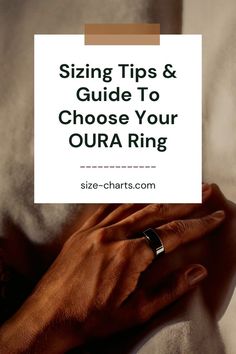 We will provide tips on how to get the right fit for your Oura Ring in this blog post. You can find out how snug your Oura ring should be, how to measure your Oura ring size, etc. You can easily find your dream ring with a complete sizing chart and Oura size guide. Measure Ring Size, Smart Ring, Hand Wrist, How To Measure Yourself, Activity Tracker, Wearable Technology