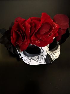 Crafted with intricate details, this masquerade mask embodies the spirit of Dia de los Muertos. The flowers add a burst of color and symbolize the lively nature of the celebration. The pearls delicately frame the eyes, adding a touch of elegance and allure to your look. Whether you're celebrating Dia de los Muertos, attending a themed event, or simply embracing the beauty of this cultural celebration, our sugar skull mask is the perfect choice!


Age Group/Gender - Adult/Unisex

Size/Type - One Red Mask Masquerade, Sugar Skull Mask, Masquerade Mask Women, Day Of The Dead Mask, Couples Masquerade Masks, Red Mask, The Day Of The Dead, Female Mask, Masquerade Masks