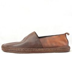 Shoes Type: Loafers Season: Spring/Autumn Upper Material: Genuine Leather Model Number: new Closure Type: Slip-On Item Type: casual shoes Fashion Element: Shallow Department Name: Adult Outsole Material: Rubber Pattern Type: Mixed Colors Feature: Breathable Occasion: Casual Lining Material: Genuine Leather Brown Leather Casual Slip-ons, Casual Brown Slip-on Loafers, Brown Casual Slip-on Loafers, Brown Leather Slip-on Loafers, Masculine Brown Slip-on Leather Shoes, Casual Flat Shoes, Casual Flats, Leather Loafers, Types Of Shoes