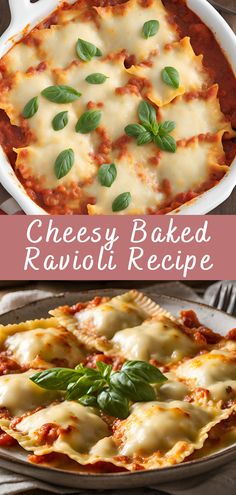 Cheesy Baked Ravioli Recipe Cheesy Baked Ravioli is a comforting, easy-to-make dish that brings together tender pasta, rich marinara sauce, and plenty of gooey, melted cheese. Whether you’re cooking for a cozy family meal or a special gathering, this baked ravioli dish is sure to please everyone at the table. With minimal prep and simple […] Layered Ravioli Bake, Cheesy Baked Ravioli, Bake Ravioli Recipe, Store Bought Ravioli Recipes Dinners, Simple Ravioli Recipe, Cheesy Ravioli Recipe, Recipes With Cheese Ravioli, Sauce For Cheese Ravioli, Cheese Ravioli Bake