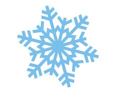 a snowflake is shown on a white background