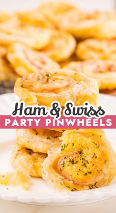 A super easy appetizer recipe for buttery, crispy pinwheels with smoky ham and gooey melted cheese rolled up in puff pastry that's perfect for entertaining! Recipes Using Puff Pastry, Super Easy Appetizers, South Your Mouth, Cheese Rolling, Easy Appetizer Recipes, Ham And Cheese, Melted Cheese, Southern Recipes, Appetizers Easy